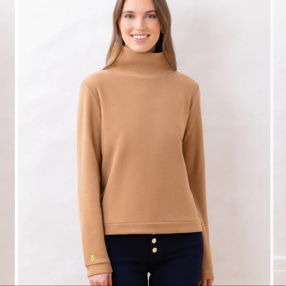 DUDLEY STEVENS l NWOT Park Slope Turtleneck in Camel